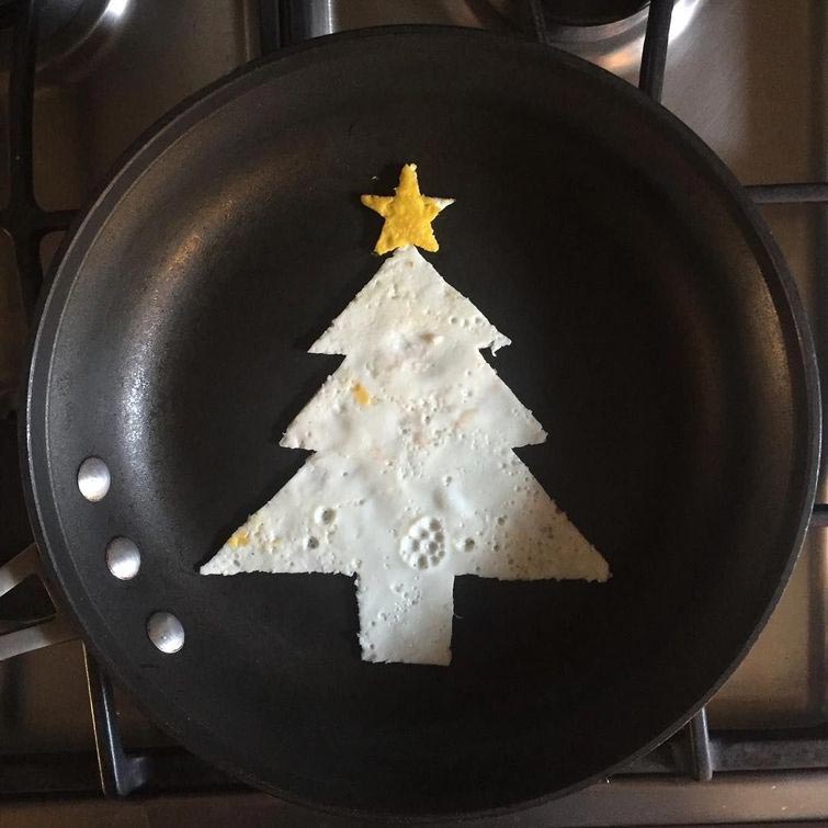 необычная яичница, яичница искусство, узоры яичница, оригинальная яичница