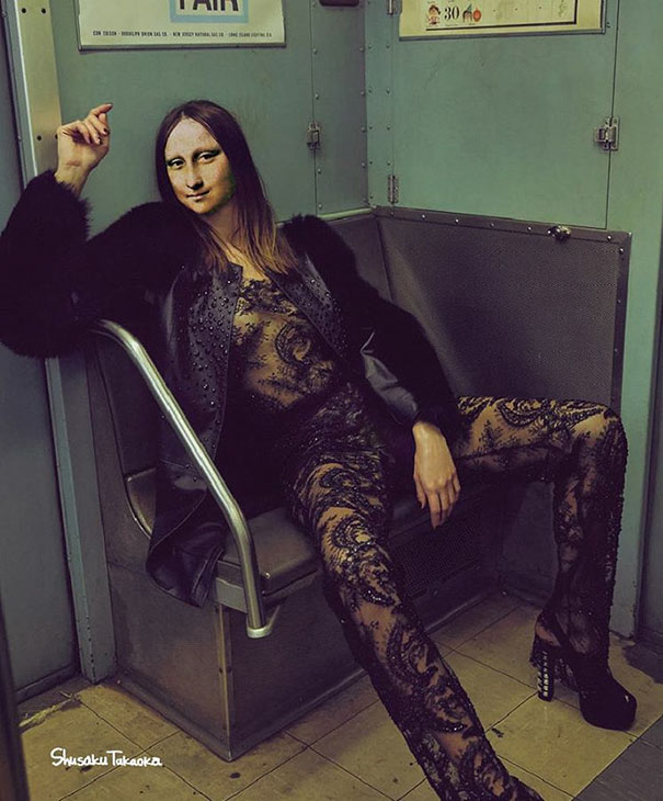 Если бы герои великих картин существовали в реальной жизни,  Шусаку Такаока, Shusaku Takaoka