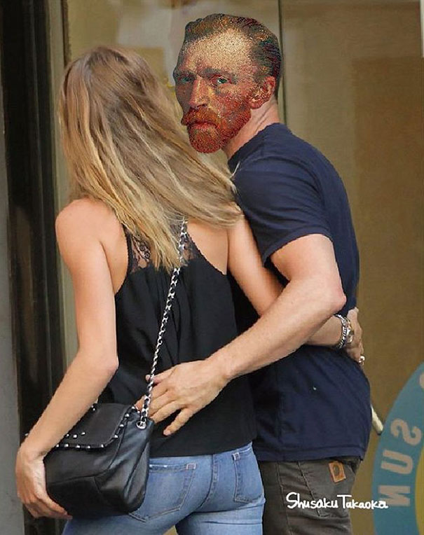 Если бы герои великих картин существовали в реальной жизни,  Шусаку Такаока, Shusaku Takaoka