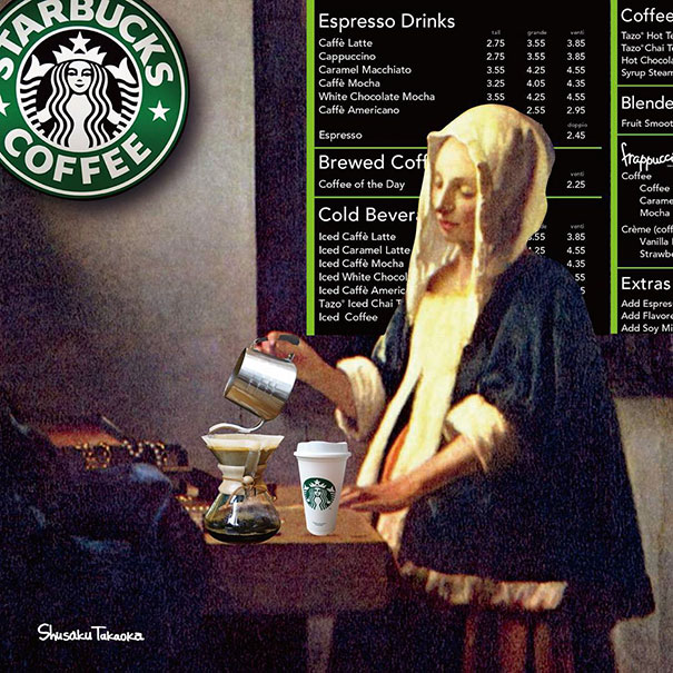 Если бы герои великих картин существовали в реальной жизни,  Шусаку Такаока, Shusaku Takaoka