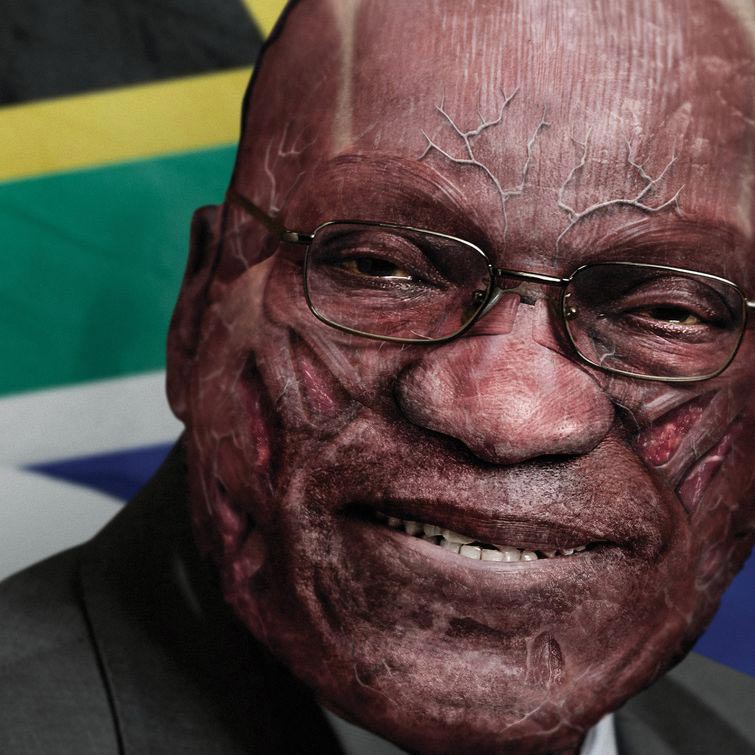 мировые лидеры без кожи, художник удалил кожу мировых лидеров, Маркус Бирн