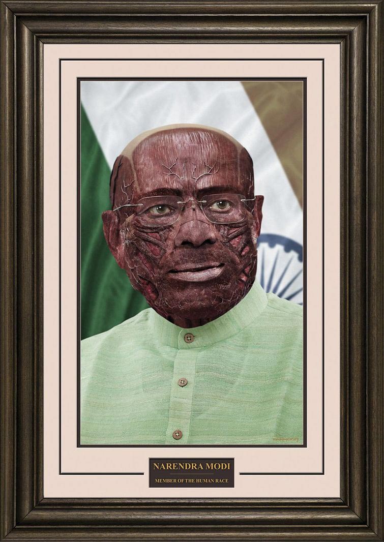 мировые лидеры без кожи, художник удалил кожу мировых лидеров, Маркус Бирн