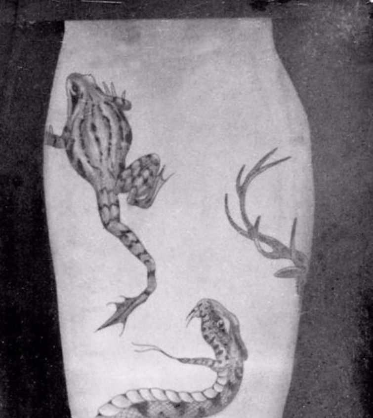 Винтажные татуировки от первого британского татуировщика, сделанные в 1889 году Сатерленд Макдональд, Sutherland Macdonald, татуировки 1889 года, первый татуировщик, татуировки 130 лет назад