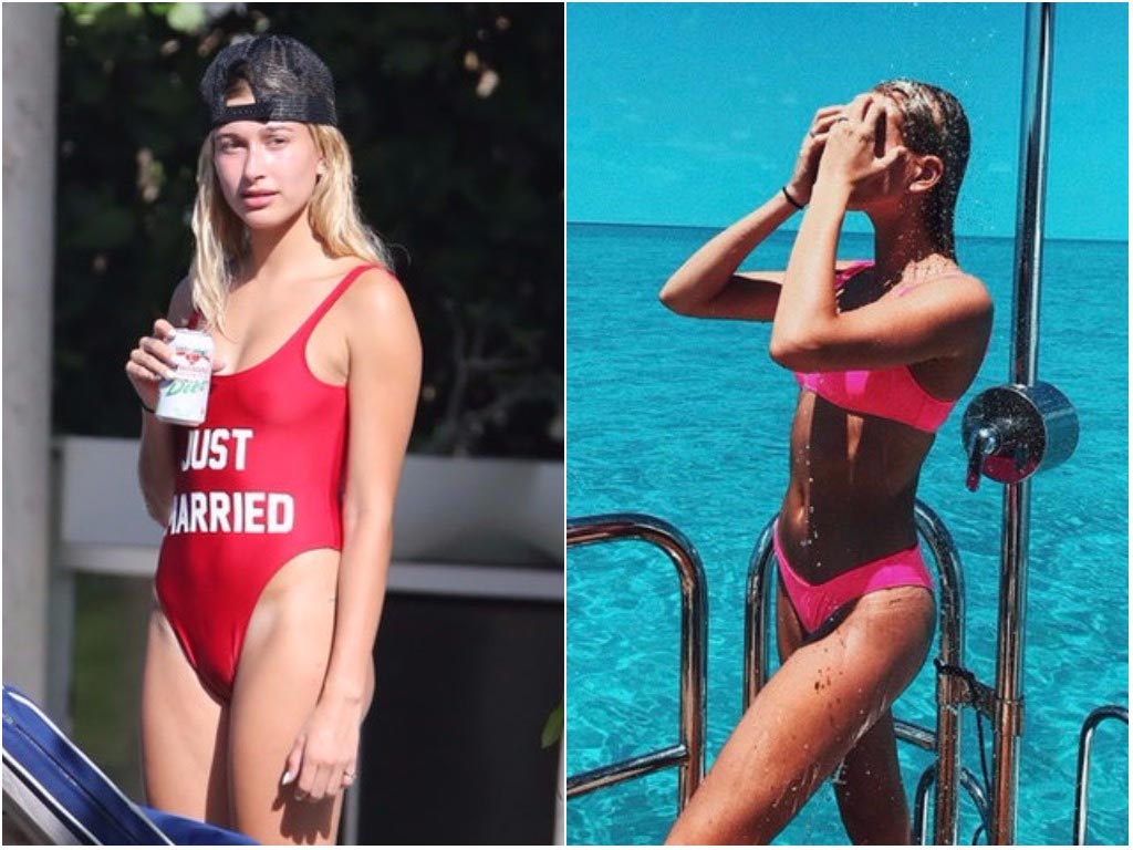 звёзды на пляже, знаменитости в купальниках