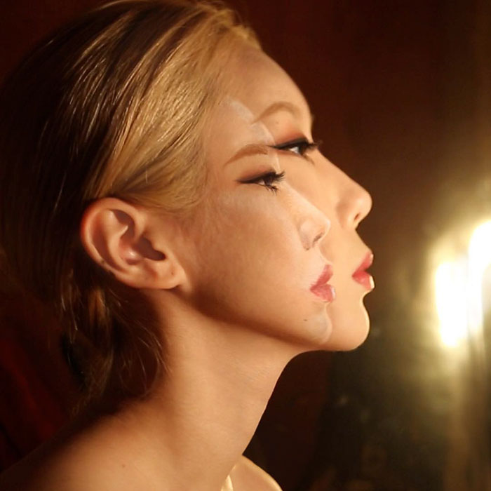  Дейн Юн, Dain Yoon,  оптические иллюзии на лице