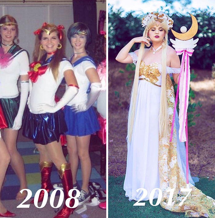 Косплееры показывают эволюцию своих образов, Косплееры показывают свой прогресс