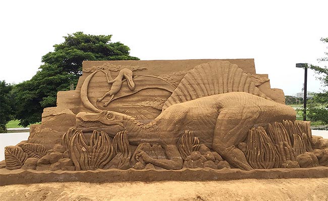 Тошиайко Хосака, скульптуры из песка, песчаные скульптуры