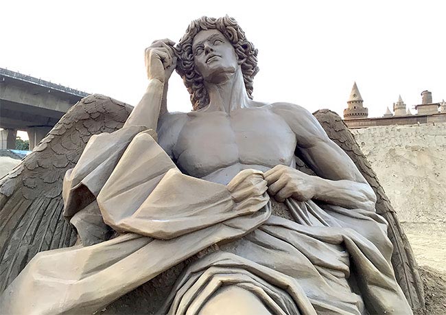 Тошиайко Хосака, скульптуры из песка, песчаные скульптуры