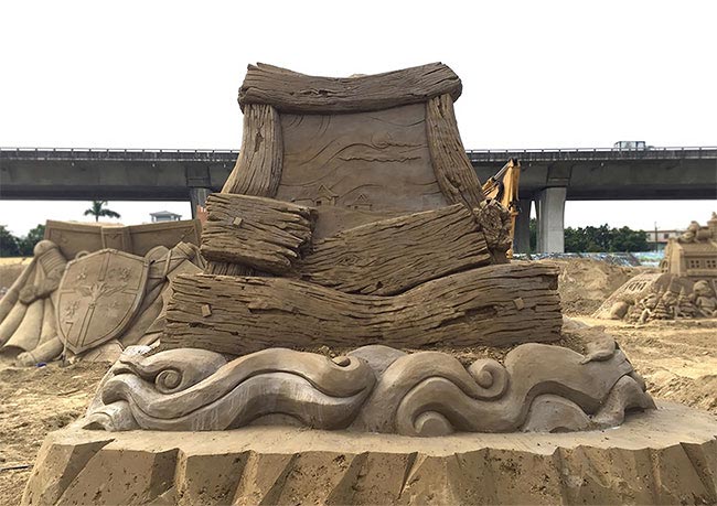Тошиайко Хосака, скульптуры из песка, песчаные скульптуры
