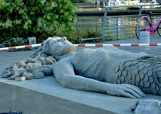 Тошиайко Хосака, скульптуры из песка, песчаные скульптуры