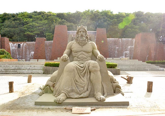 Тошиайко Хосака, скульптуры из песка, песчаные скульптуры