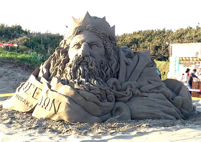 Тошиайко Хосака, скульптуры из песка, песчаные скульптуры