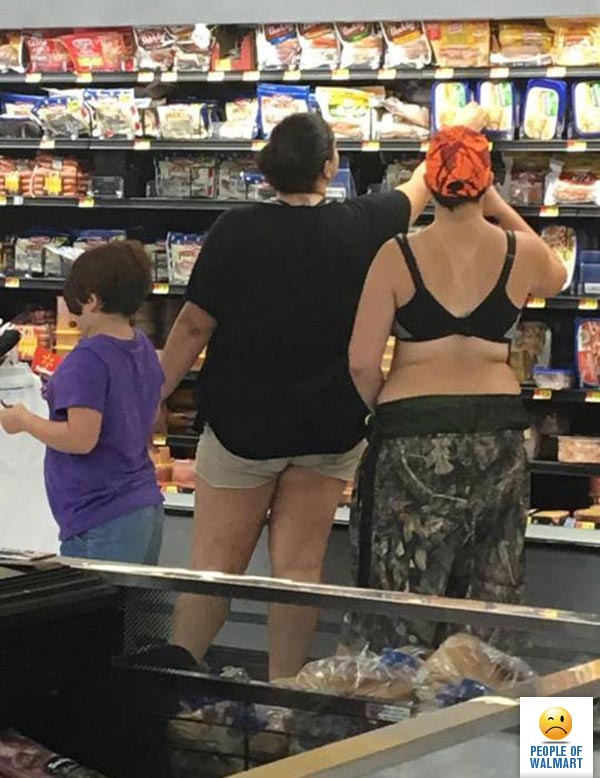 People of walmart, странные покупатели американских супермаркетов