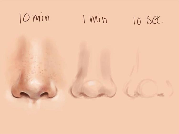 Сколько времени надо, чтобы закончить рисунок, Floortjes, поэтапное рисование, этапы создания рисунка