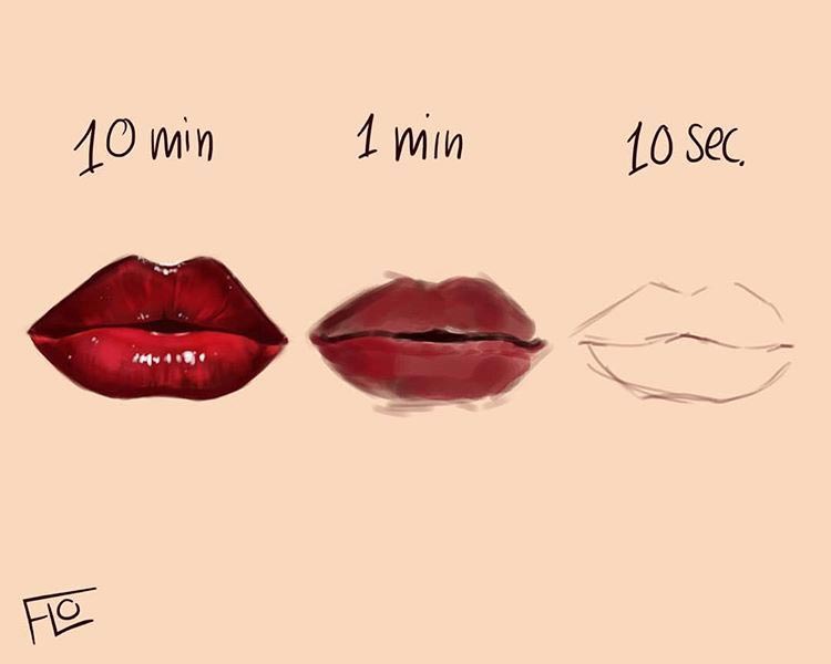 Сколько времени надо, чтобы закончить рисунок, Floortjes, поэтапное рисование, этапы создания рисунка