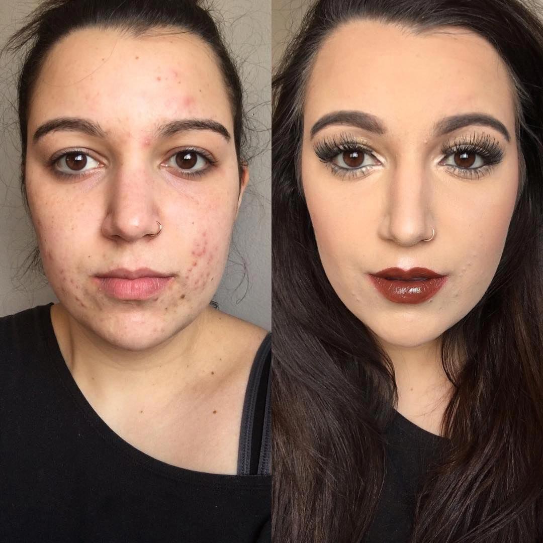 До и после. Девушка до косметики и после. Женщины до и после макияжа. Изменение внешности макияжем. Макияж Преображение до и после.