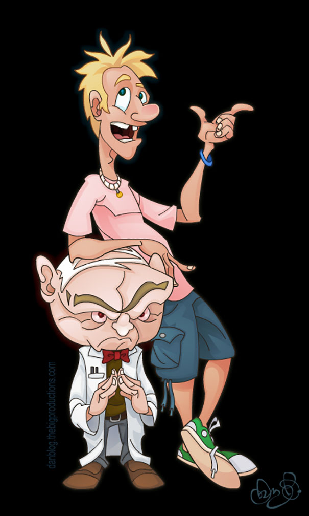 Художники превратили персонажей мультфильмов в людей