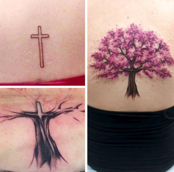 20 раз, когда люди переделали свои плохие татуировки, превратив их в нечто крутое перекрытие старых татуровок, татуировки до и после, плохие татуировки в нечто крутое, перекрытие портаков, портаки до и после