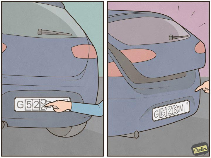 Антон Гудим, Gudim, саркастичные иллюстрации 