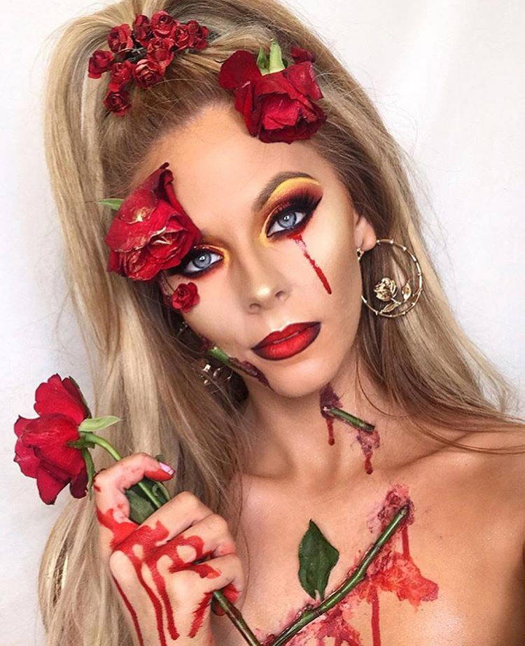 креативный макияж, необычный макияж 