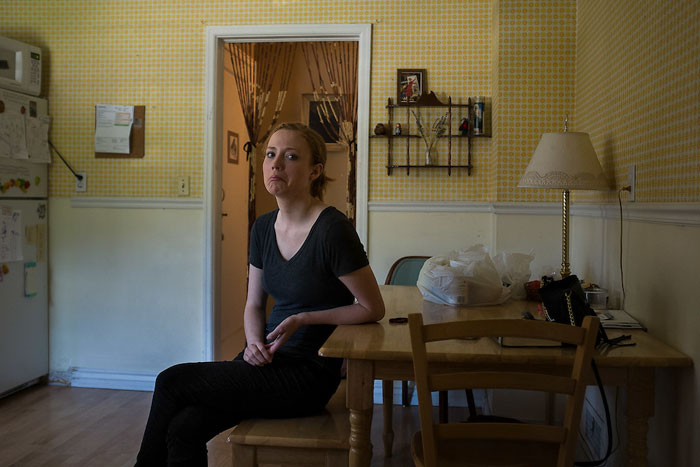 Фотограф стоит голым перед своими моделями, Тревор Кристенсен, Trevor Christensen