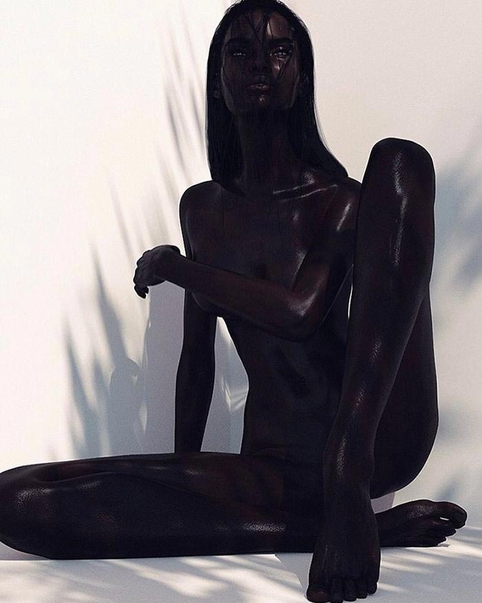 Шуду Грэм. виртуальная модель Шуду Грэм, Shudu Gram,  Кэмерон-Джеймс Уилсон, Cameron-James Wilson