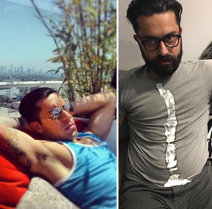 Люди делятся фотографиями до и после того как они стали родителями, до и после родительства 