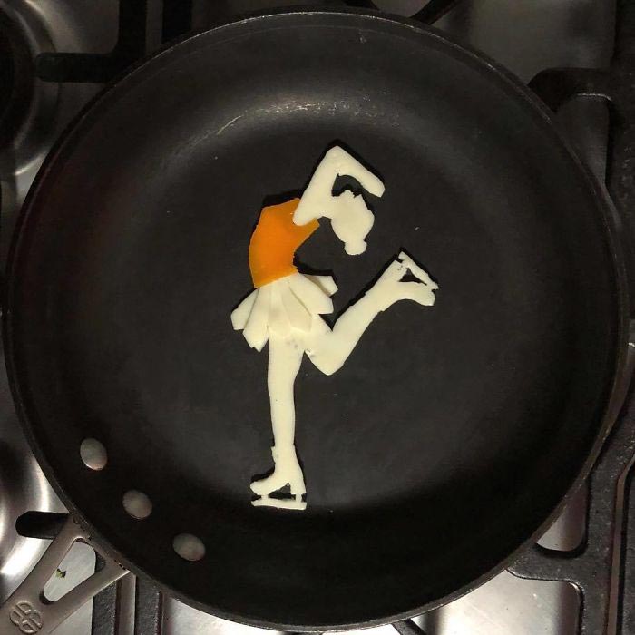 Художник превращает свою яичницу в произведения искусства, Мишель Бальдини, Michele Baldini