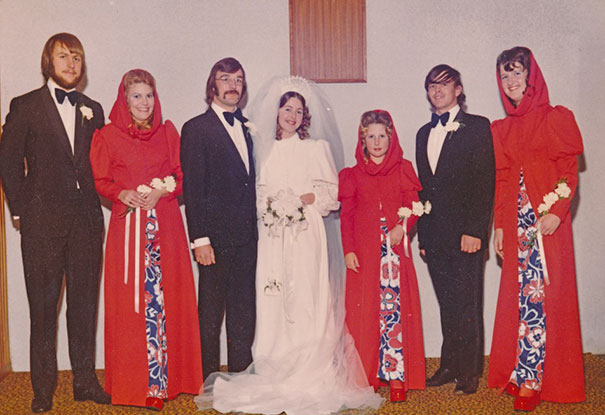 смешные платья невесты, нелепые платья невесты из прошлого 