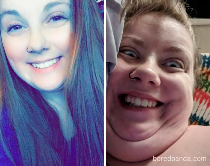  одни и те же девушки выглядят совсем по-разному, фото в стиле «до и после», Pretty Girls Ugly Faces