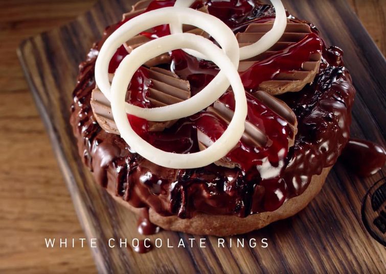 шоколадный бургер, Chocolate Whopper, шоколадный воппер, бургер с шоколадом