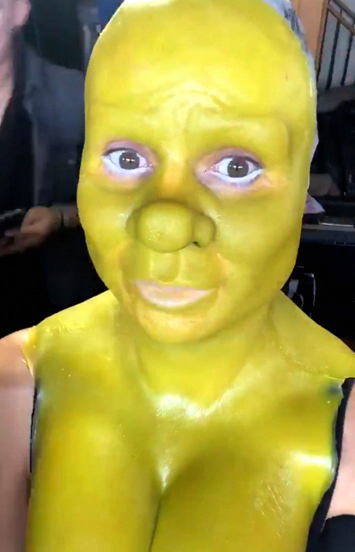 Хайди Клум показала костюм 2018 года, Хайди и её бойфренд Том Каулитц превратились в Шрека и Фиону