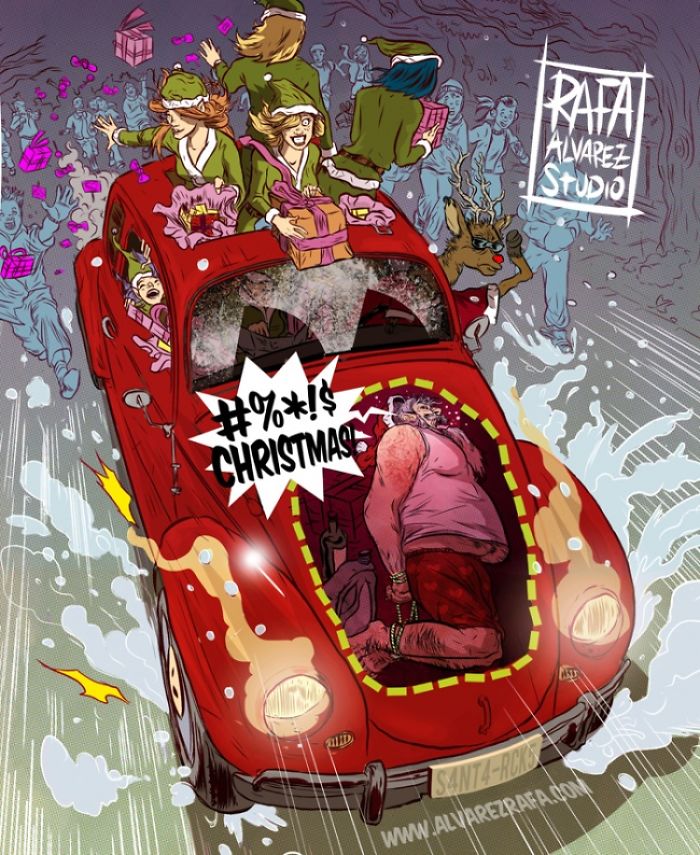 Художник делает крутые социальные иллюстрации, которые вы не скоро забудете Художник делает крутые социальные иллюстрации, Рафаэль Альварес, Rafael Alvarez