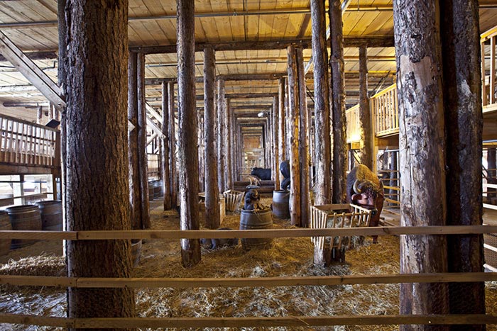 копия ноев ковчег, ноев ковчег реплика, Йохан Хейберс ноев ковчег, мужчина построил ноев ковчег