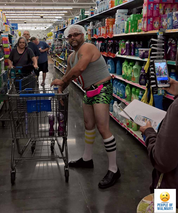 People of walmart, странные покупатели американских супермаркетов