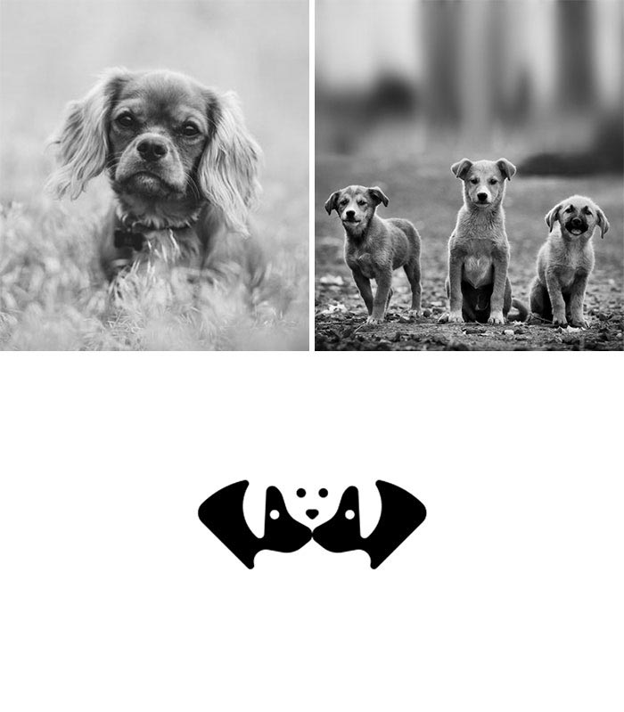 создание логотипов, логотипы из двух вещей, необычные логотипы, креативные логотипы