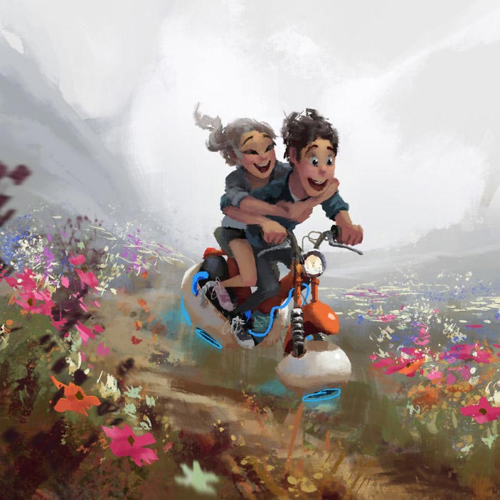 25 нежных иллюстраций любви и привязанности, которые согреют ваше сердце иллюстрации любви и привязанности, Зак Ретц, Zac Retz