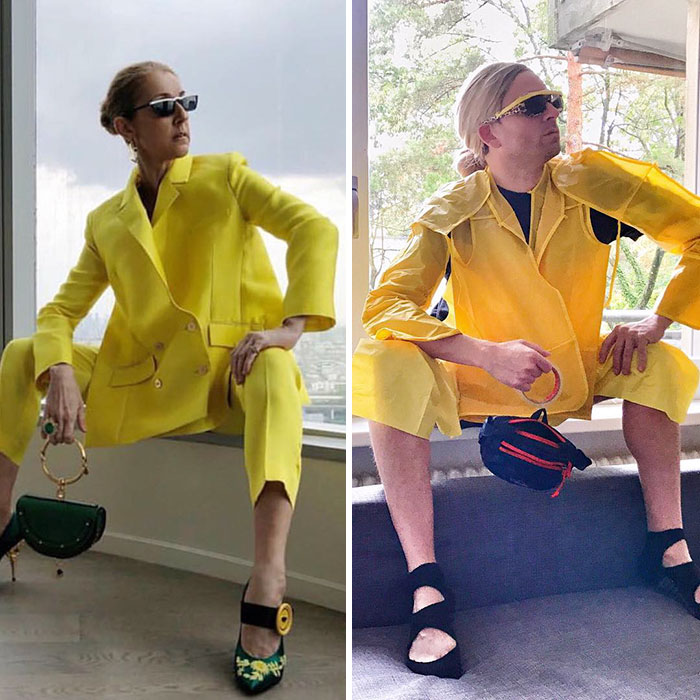 Бывшая звезда «Баффи» весело воссоздаёт наряды звезд, используя повседневные предметы Бывшая звезда «Баффи» весело воссоздаёт наряды звезд, Том Ленк,