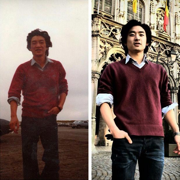 сходства детей и родителей, одинаковые родители и дети, сходства родителей и детей, дети выглядят как родители