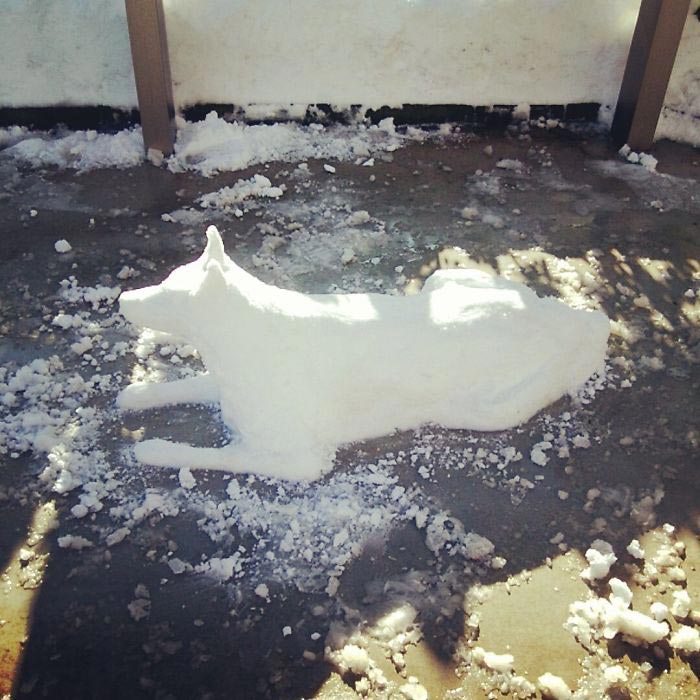 снежное искусство в Японии, снежные скульптуры Японии 