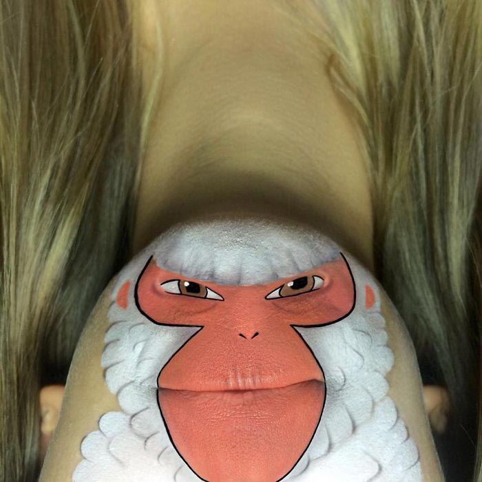 Визажист превращает свои губы  в героев мультфильмов, Лаура Дженкинсон, Laura Jenkinson