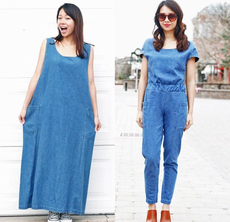 дизайнер превращает старые вещи в супермодную одежду для себя и своих дочек, Сара Тайо, Sarah Tyau