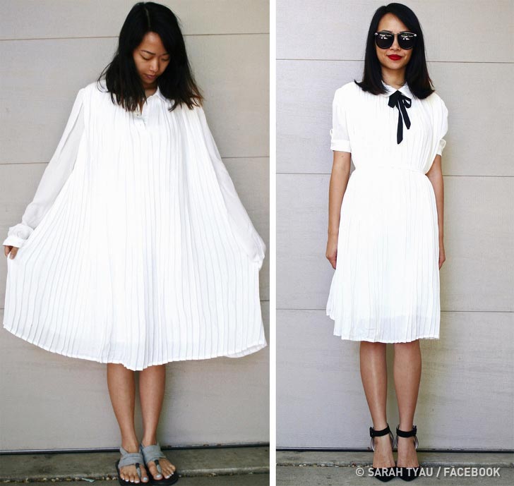 дизайнер превращает старые вещи в супермодную одежду для себя и своих дочек, Сара Тайо, Sarah Tyau