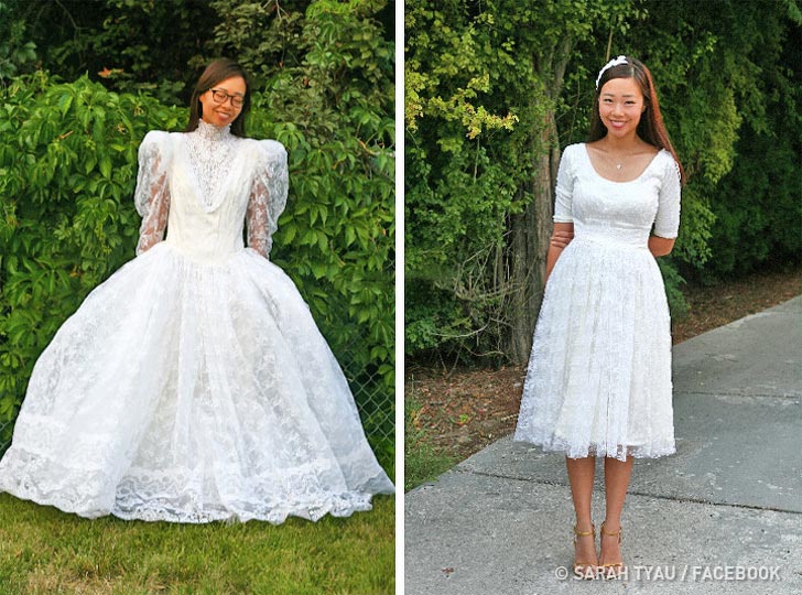 дизайнер превращает старые вещи в супермодную одежду для себя и своих дочек, Сара Тайо, Sarah Tyau