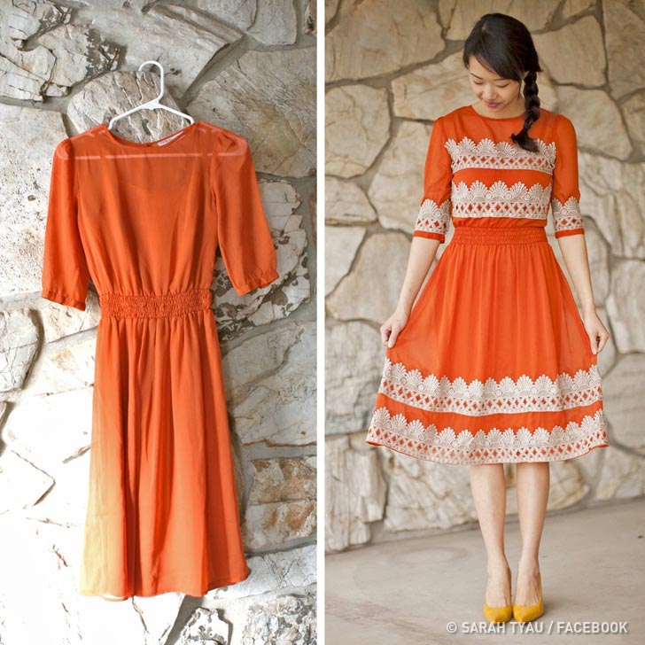 дизайнер превращает старые вещи в супермодную одежду для себя и своих дочек, Сара Тайо, Sarah Tyau