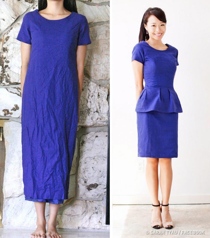 дизайнер превращает старые вещи в супермодную одежду для себя и своих дочек, Сара Тайо, Sarah Tyau