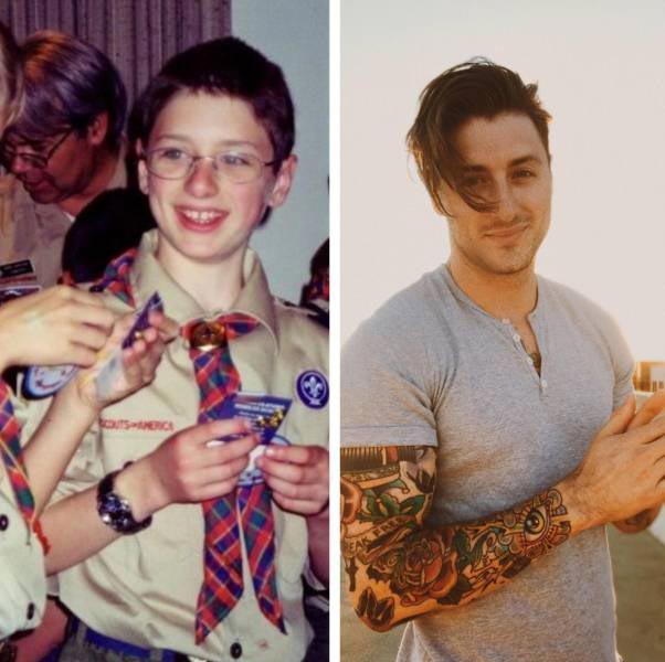 30 несуразных подростков, которые с возрастом превратились в секси-шмекси подростки выросли в красавцев, несуразные подростки в горячих красавцев, подростки изменились с возрастом, люди с возрастом сильно изменились