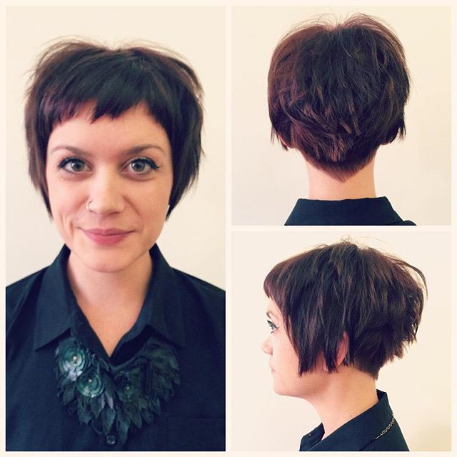 озорные и дерзкие девчонки с короткими чёлками, дамы которые взяли и обрезали чёлку