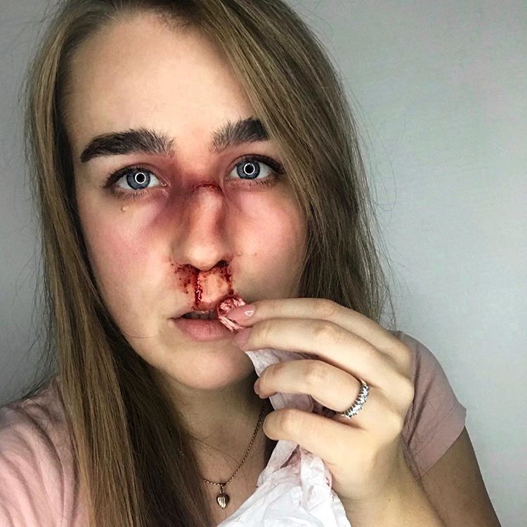 Лицо этой девушки — холст для уникальных иллюзий и вот 20 её самых крутых работ Тома Скабеиките, Toma Skabeikytė, Лицо этой девушки холст для уникальных иллюзий