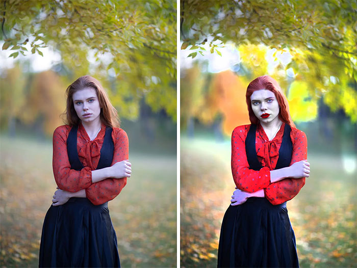 Девушка попросила отретушировать её фото по разной стоимости, Ирэн Рудник, Irene Rudnyk